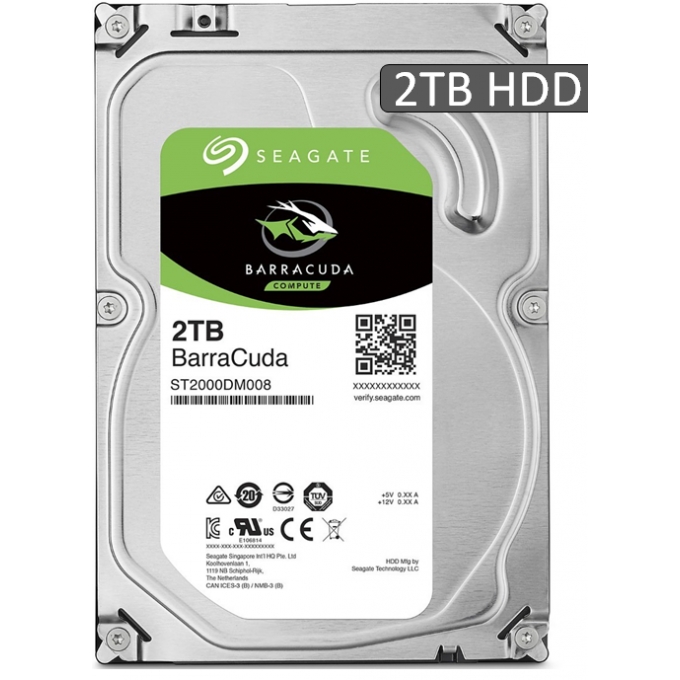 Disco Duro Seagate Barracuda ST2000DM008, 2TB, SATA - Interno - PC / SEAGATE