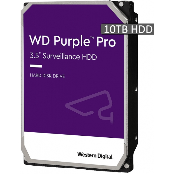 Disco duro Western Digital WD Purple Pro 10TB, SATA 6.0 Gb/s, 256MB Cache, 7200 rpm, 3.5pulgadas. / WESTERN DIGITAL