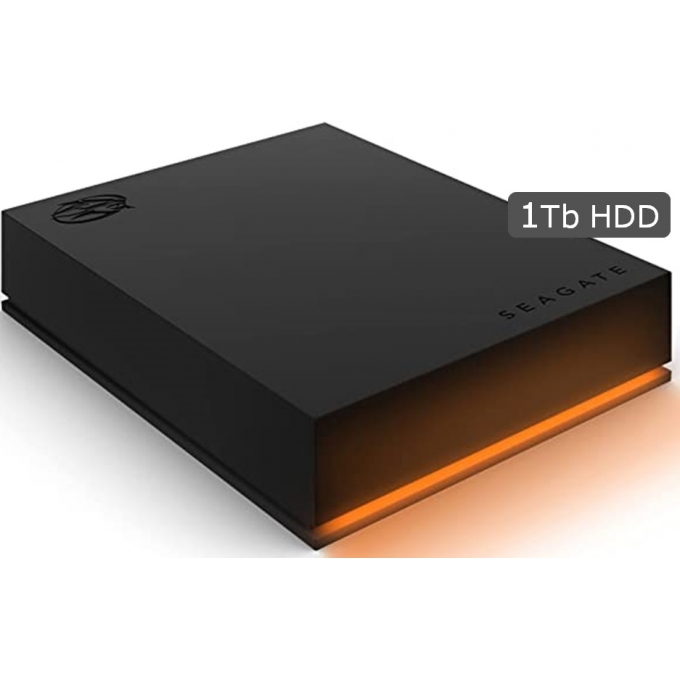 Disco duro externo Seagate FireCuda Gaming STKL1000400, 1TB, USB con LED Personalizable / SEAGATE