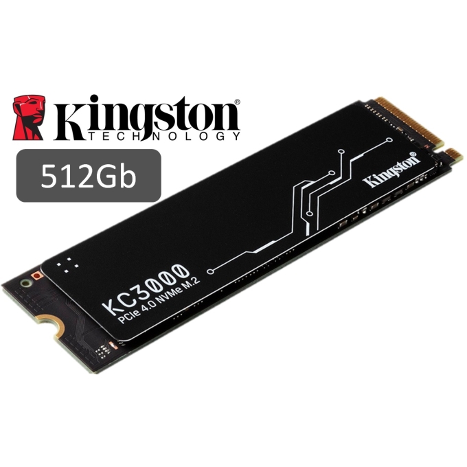 Disco Duro Estado Solido SSD M.2 Kingston KC3000, 512GB - Interno / KINGSTON