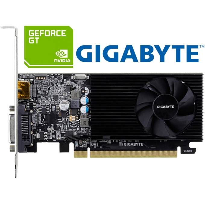 Tarjeta de Video Gigabyte Nvidia GeForce GT 1030, 2GB DDR4 64-bit, Low ProFile / GIGABYTE