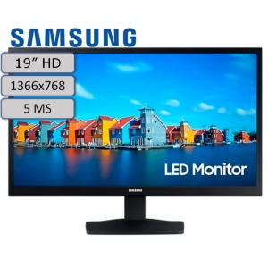 Monitor Samsung Flat, LS19A330NH, TN, 1366 x 768, VGA, HDMI, LED 19, Negro