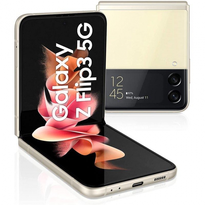 Samsung Galaxy Z Flip 3 - 8GB -  256GB - 6.7pulgadas - Crema - 5G / SAMSUNG