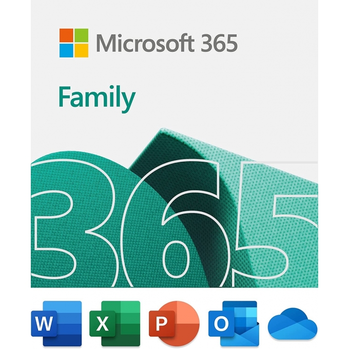 Licencia Microsoft Office 365 Family - 6 usuarios - Anual Virtual