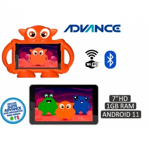 Tablet Advance Intro TR7989, 7pulgadas TN 1024x600, Android 11 Go, 3G, Dual SIM, 16GB, RAM 1GB / ADVANCE