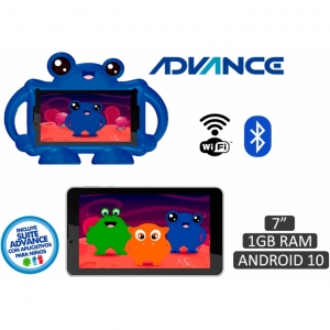 Tablet Advance Intro TR7988, 7pulgadas IPS 1024x600, Android 10 Go, 3G, Dual SIM, 16GB, RAM 1GB / ADVANCE