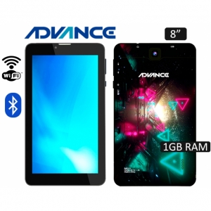 Tablet Advance Prime PR6171, 8pulgadas 1024x600, Android 10 Go , 3G , Dual SIM, 16GB, RAM 1GB / ADVANCE