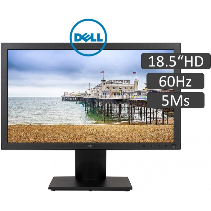 Monitor Dell E1920H,18.5pulgadas WLED 1366 x 768 TN, 60Hz, 5Ms, Negro / DELL