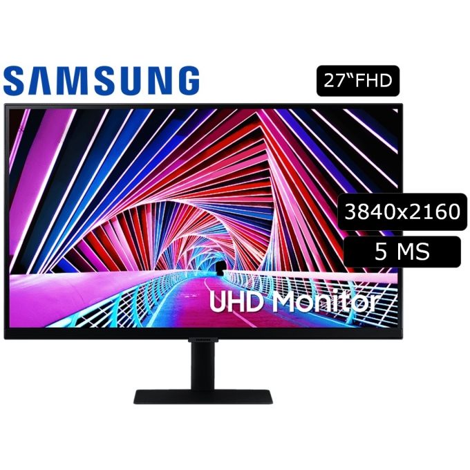 Monitor Samsung LS27A700NWLXPE, 27pulgadas IPS FHD, 60Hz, 5ms , HDMI / SAMSUNG