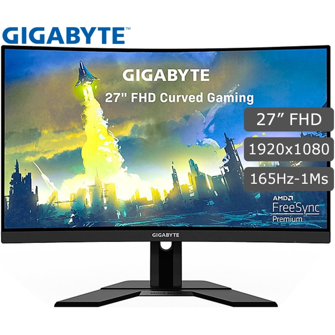 Monitor Gigabyte G27FC A-SA 27pulgadas FHD, 165Hz Gamer / GIGABYTE