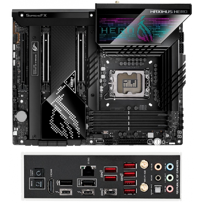 Placa Madre Mainboard ASUS MAXIMUS Z690 HERO DDR5 S1700 GAMING / ASUS