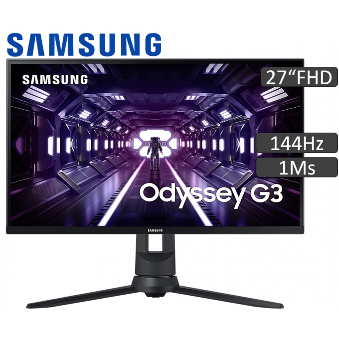 Monitor Samsung Oddisey G3, 27pulgadas FHD LED VA 1920 x 1080, 144Hz, 1ms, AMD FreeSync / SAMSUNG