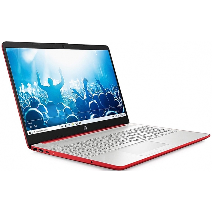 Laptop HP 15-DW0083WM, Pentium Silver N5000 1.1GHz, Memoria 4Gb RAM, Disco Solido 128Gb SSD, Pantalla 15.6pulgadas HD, W10 Home, Color Scarlet Red, Teclado en Ingles / HP