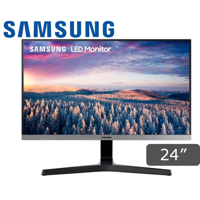 Monitor Samsung 24pulgadas IPS FHD PLANO SR24R, 75Hz, 5Ms, LS24R35AFHNXZA / SAMSUNG