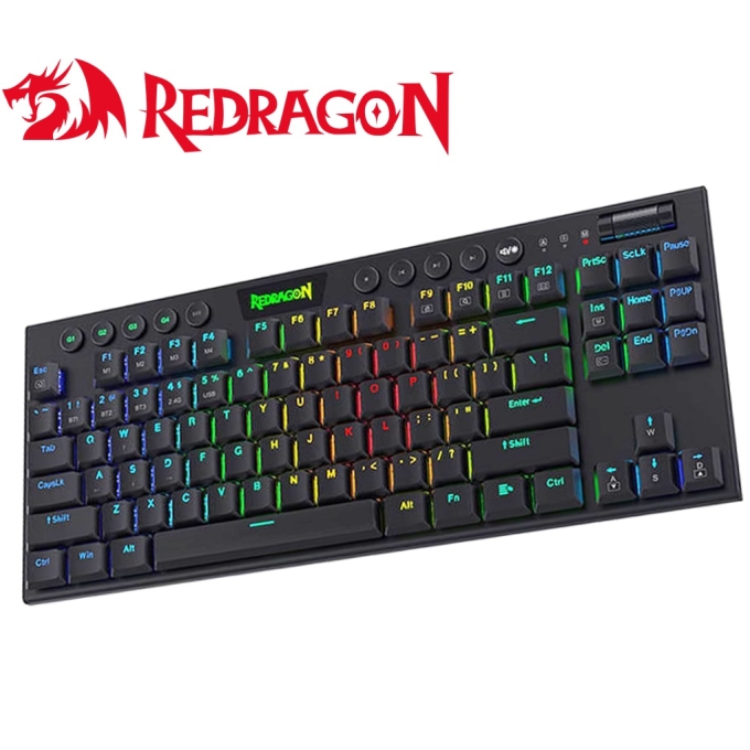 Teclado Redragon HORUS TKL Wireless Spanish K621-RGB-SP BLUE SWITCH / Redragon