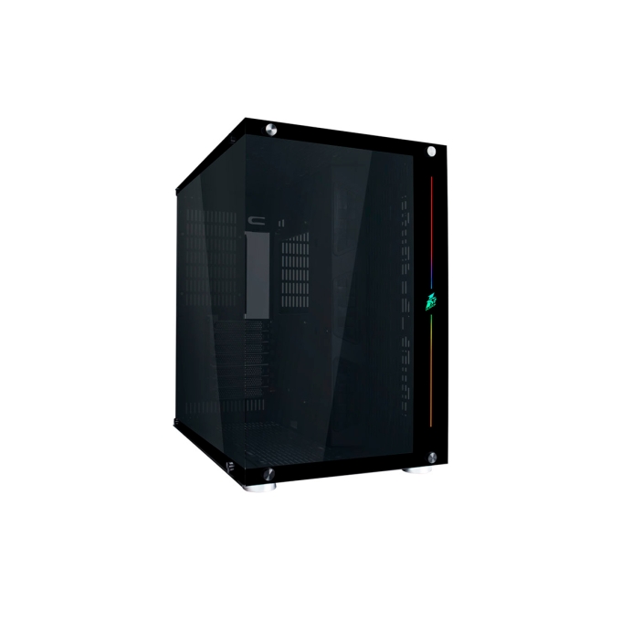 CASE 1STPLAYER STEAMPUNK SP8 ( SP8 ) ( ST-ITD-21-04 ) | NEGRO | S/ FUENTE | 2 PANEL VIDRIO | LED -RGB / 1STPLAYER
