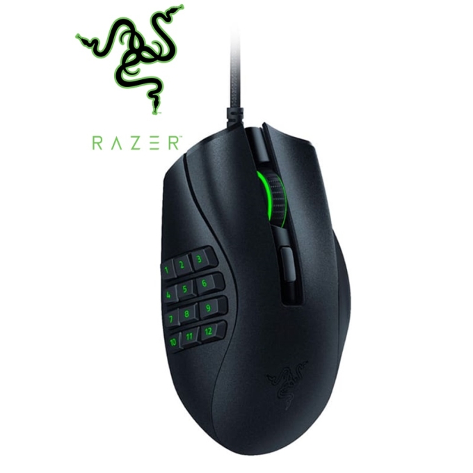 Mouse RAZER NAGA TRINITY MMO/MOBA 16K DPI CHROMA negro RZ01-02410100-R3U1 / Razer