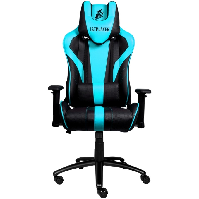 Silla Gamer 1ST Player FK1 Negro/turqueza, Apoyabrazos 3D, Max: 160Kg / 1ST Player