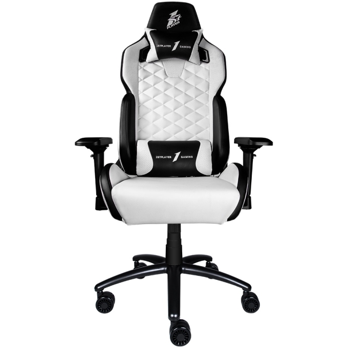 Silla Gamer 1ST Player DK2 Blanco/negro, Apoyabrazos 4D, Max: 160 Kg / 1ST Player