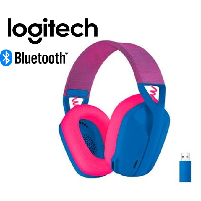 Audifono con microfono LOGITECH G435 LIGHTSPEED / BLUETOOTH azul (981-001061) / LOGITECH