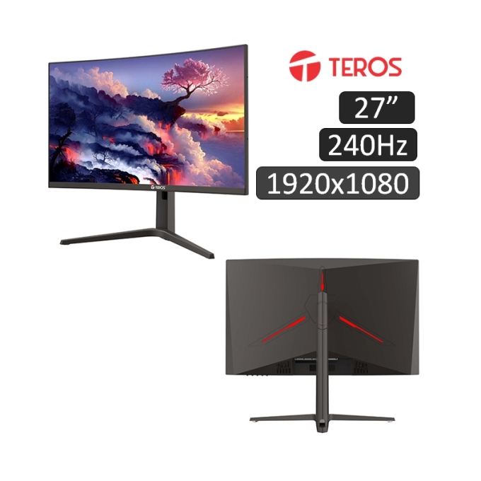 Monitor Teros TE-3197N, 27 IPS, 240hz, 1920x1080, Full HD, HDMI,VESA, base  ajustable