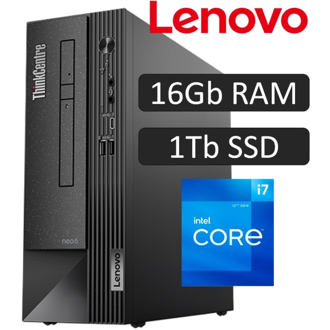 CPU Lenovo ThinkCentre NEO 50s, i7-12700, Memoria 16Gb RAM, Disco Solido 1Tb SSD, Win11 Pro, 11SWS00H00 / LENOVO
