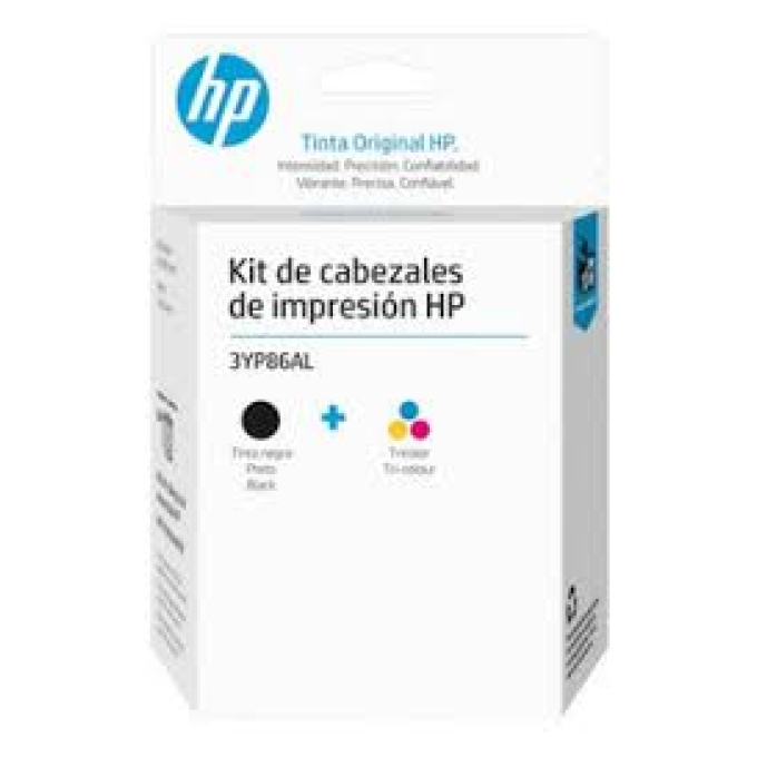 Cabezal para Impresora HP Pack COLOR M0H50A + M0H51A NEGRO GT5820 - mantenimiento / HP