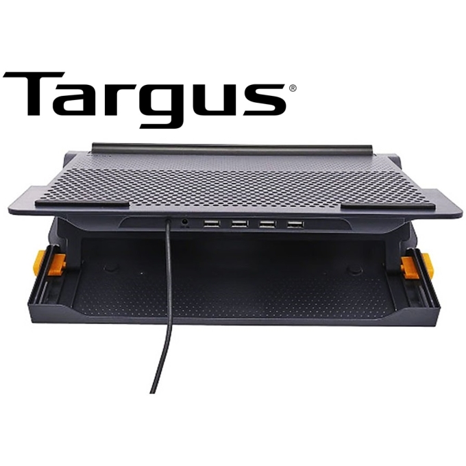 COOLER TARGUS P/NOTEBOOK 17pulgadas CHILL MAT DUAL FAN 4 PORT USB 4 NIVELES ALTURA (AWE81US) / TARGUS