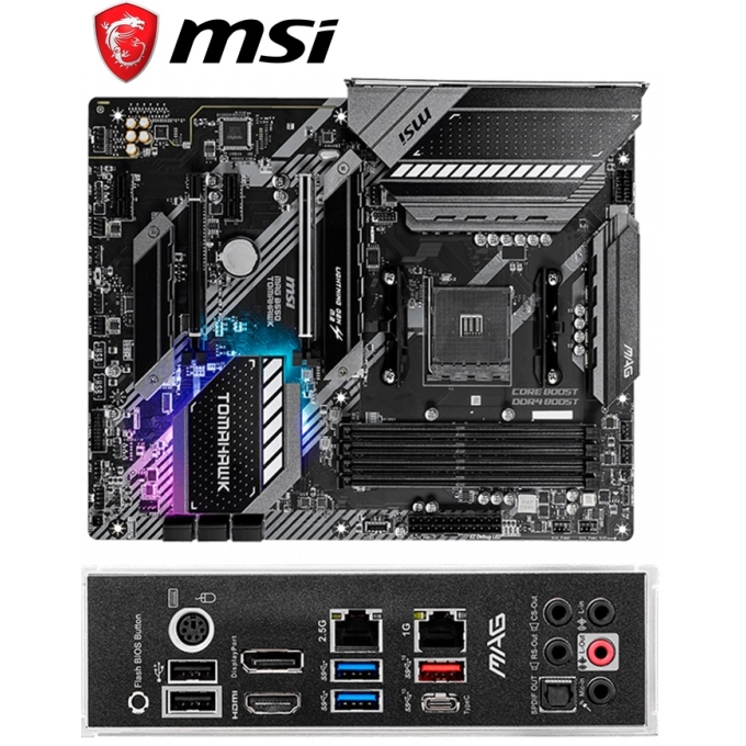 Placa Madre Mainboard MSI MAG B550 TOMAHAWK, AMD B550, AM4 Socket, HDMI, DP, USB 3.2 Gen 2 / MSI