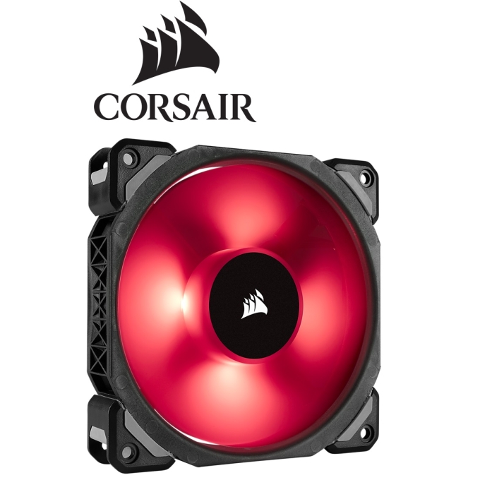 Cooler Fan Corsair ML120 Pro RGB Led, 12 cm, 1600 RPM, 13.2 VDC, 4 pines, PWM Control. / CORSAIR