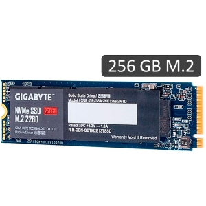 Disco Duro Estado Solido SSD Gigabyte 256GB M.2 2280, NVMe PCIe Gen 3.0x4 interno