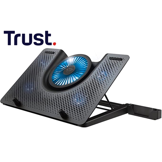 Cooler TRUST GXT 1125 QUNO P/LAPTOP COOLING STAND / TRUST