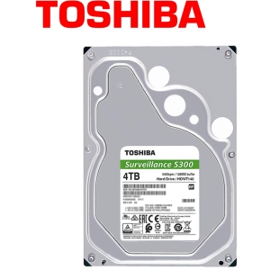Disco duro TOSHIBA Surveillance S300, 4TB, SATA 6.0 Gb/s, 5400 RPM, 3.5.