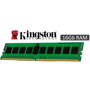 Memoria Kingston KVR26N19S8/16, 16GB, DDR4, 2666 MHz, PC4-21300, DIMM, CL-19, 1.2V