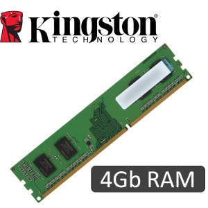 Memoria DIMM Kingston 4GB RAM2666 MHz, KVR26N19S6/4, PC4-21300, CL-19, 1.2V