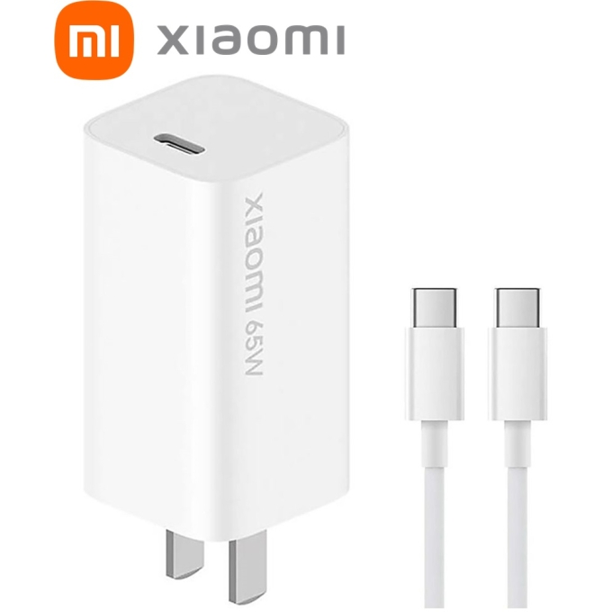 Cargador Xiaomi 65w Cubo Usb + Cable Tipo-C Original / XIAOMI