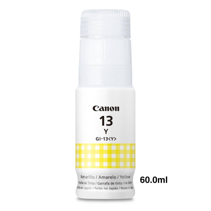 Botella de tinta Canon GI-13 / Color Amarillo / 70ml / CANON