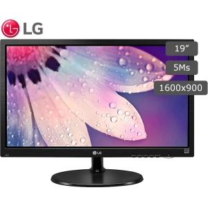 Monitor LG 19M38H-B, 19 LED, 1366x768 , VGA HDMI