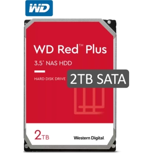 Disco Duro WESTERN DIGITAL Red Plus WD20EFZX, 2TB, SATA, 5400RPM, 3.5