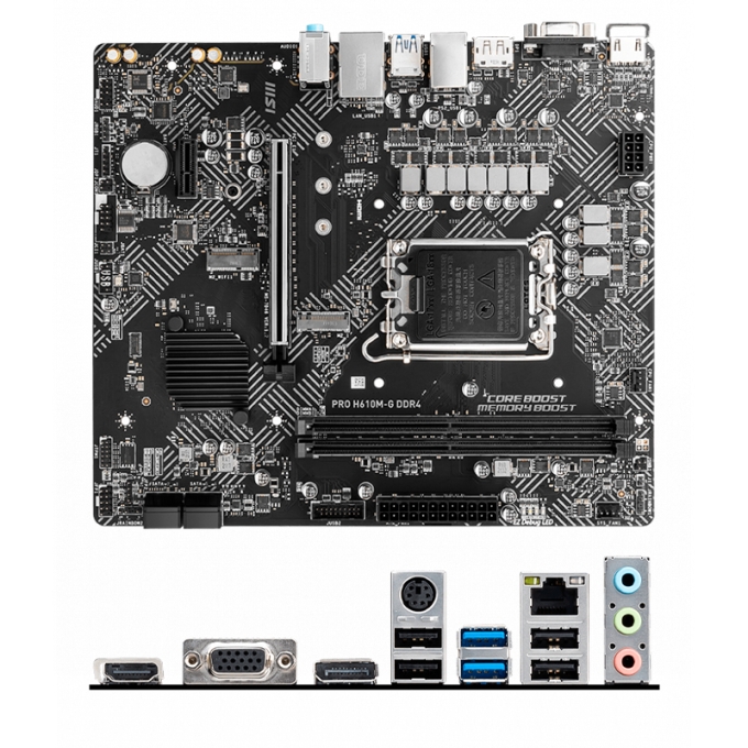 PLACA MADRE MAINBOARD MSI PRO H610M-G DDR4, LGA 1700 / MSI