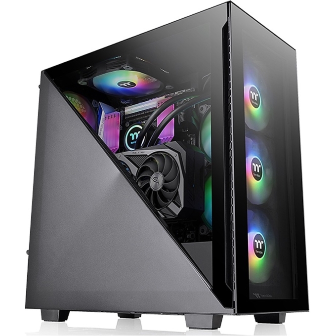 CASE THERMALTAKE DIVIDER 300 TG ARGB NEGRO(CA-1S2-00M1WN-01)SIN FUENTE / THERMALTAKE