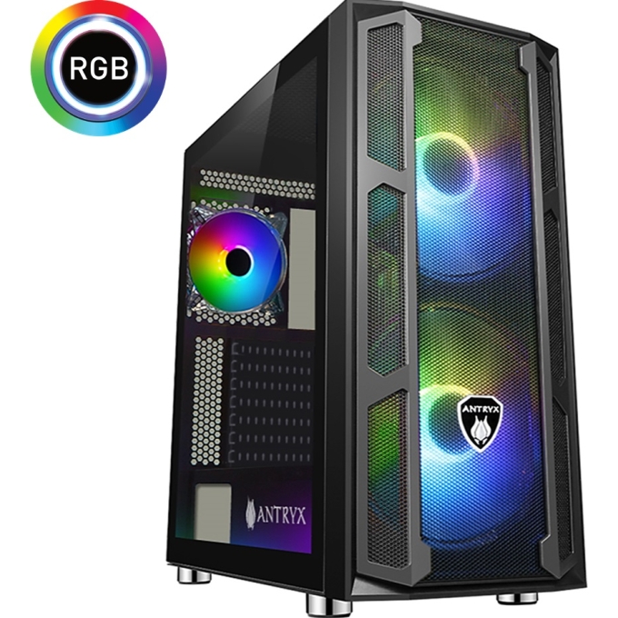 CASE ANTRYX FX CHROME STORM DESTROYER MESH, ARGB
FAN X3, VIDRIO TEMPLADO (AC-FX570KM) / ANTRYX