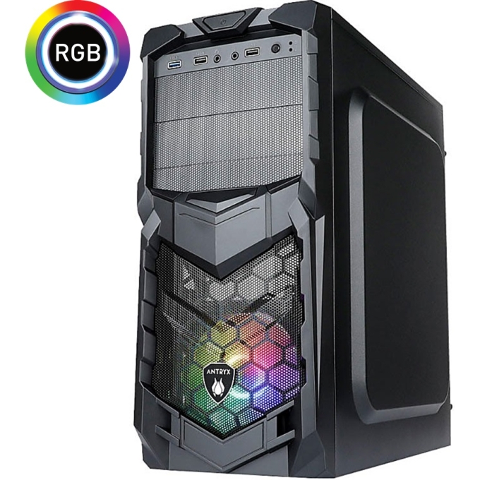 CASE ANTRYX ELEGANT 670, C/FUENTE 350W C/VENTANA, USB3.0 (AC-E670P-350CP) / ANTRYX