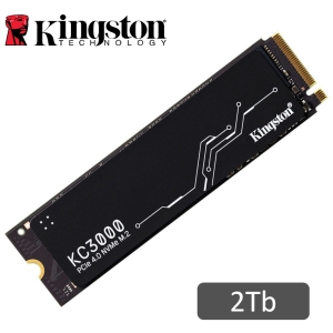 Disco Duro Solido SSD Kingston 2Tb KC3000 M.2 2280 PCIe Gen 4.0 NVMe - Interno