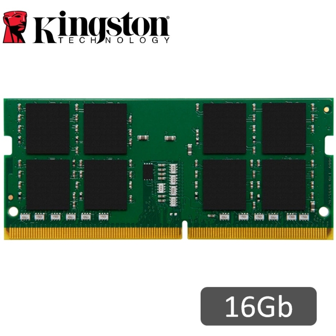 Memoria RAM Kingston 16Gb SODIMM, DDR4 3200MHz KVR32S22S8/16 - Laptop / Kingston
