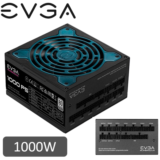 Fuente de Poder EVGA 1000W SN 80+ PLATINUM / EVGA