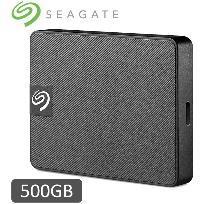 Disco Duro Estado Solido SSD EXTERNO Seagate Expansion 500GB, USB 3.0 / USB-C / Seagate