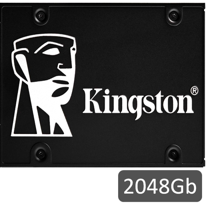 Disco Duro Solido SSD Kingston KC600, 2048GB, SATA III (6Gb/Seg) - Interno / Kingston