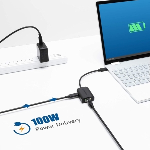 Adaptador USB-C a Red - Gigabit Ethernet de hasta 480Mbps para Chromecast, ethernet adapter / Cable Matters