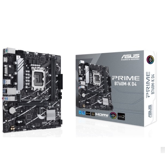 ASUS Prime B760M-K D4, Chipset Intel B760, LGA1700, mATX / ASUS